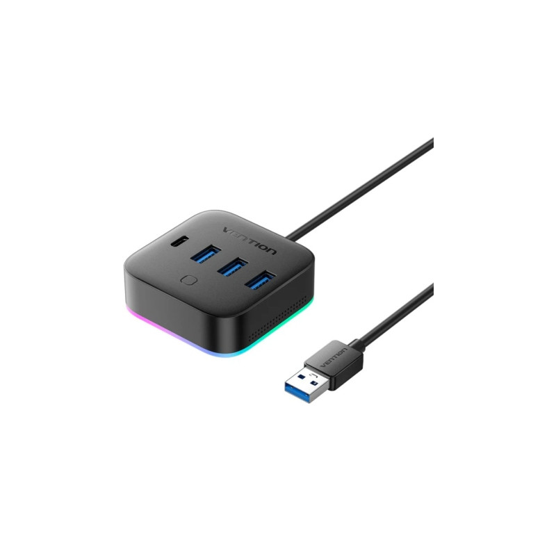 Hub USB 3.0 Vention CHZBD/ 3xUSB/ 1xUSB Tipo-C/ 1xUSB Tipo-C | APLIUM