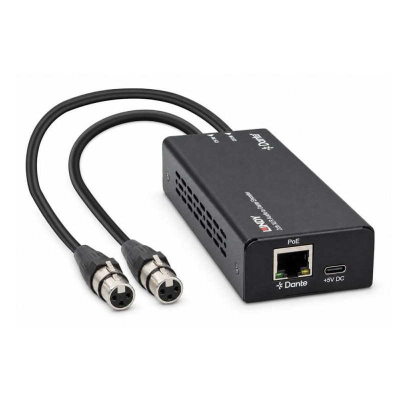 Lindy 70618 - 2ch XLR Audio to Dante? | APLIUM