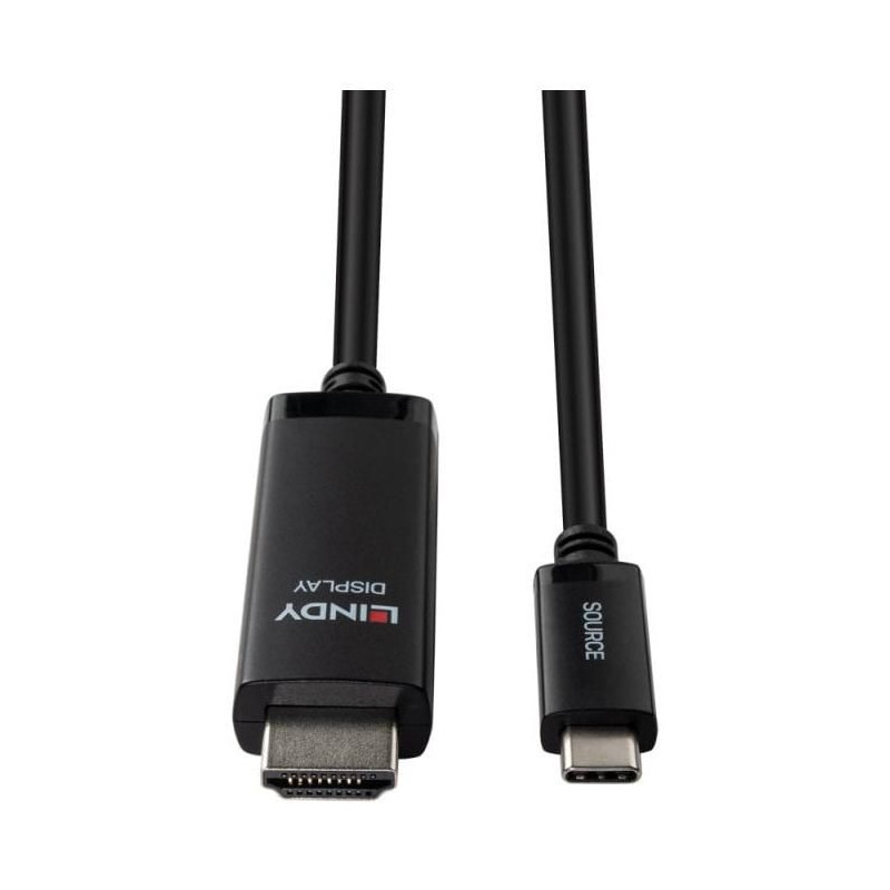 Lindy 43433 - 1m USB Type C to HDMI 8K60 | APLIUM