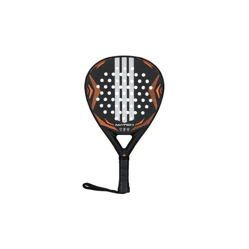 Pala de Pádel Adidas Match 3.5 2026/ Negra y Naranja | APLIUM