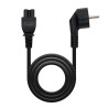 Nanocable Cable de Alimentación Trébol, CEE7 acodado/M-C5/H, | APLIUM