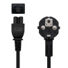 Nanocable Cable de Alimentación Trébol, CEE7 acodado/M-C5/H, | APLIUM