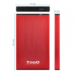 TooQ TQE-2527R caja para disco duro externo 2.5" Caja de dis | APLIUM