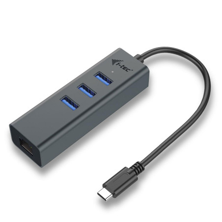 USB-C METAL HUB 3 + GLAN