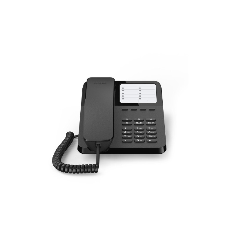 Gigaset DESK 400 Teléfono analógico Negro | APLIUM