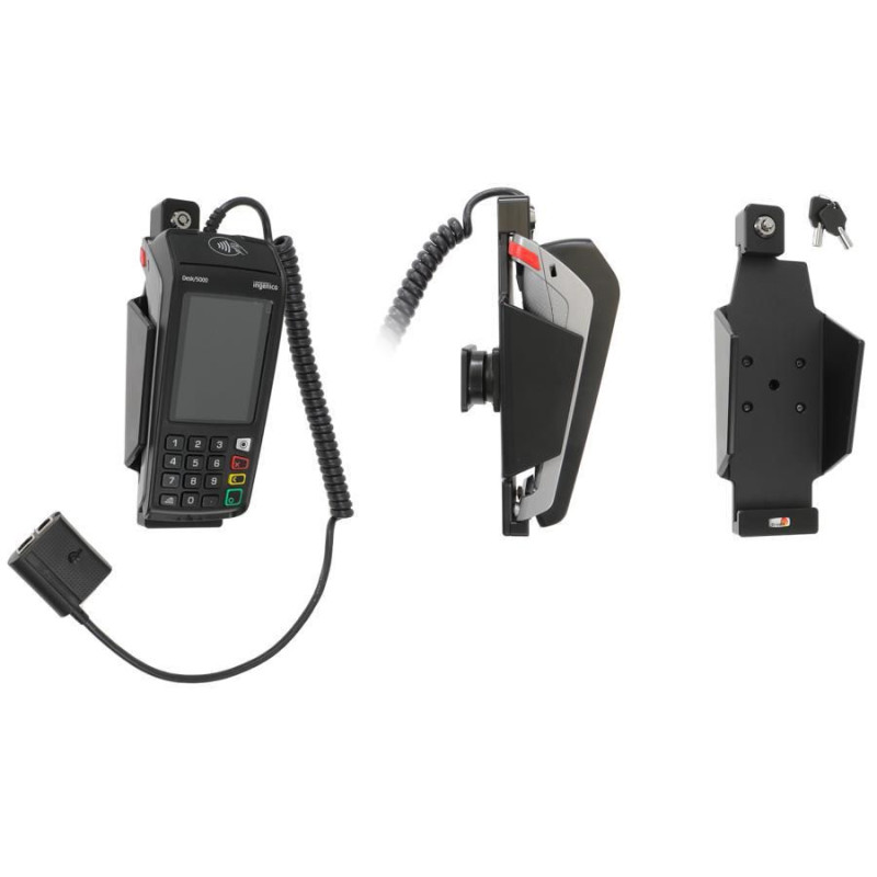 Holder with lock. With tilt