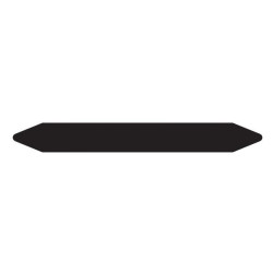 Pre-cut Pipe Marker Rolls White Without Pictogram 52 X 450 M | APLIUM