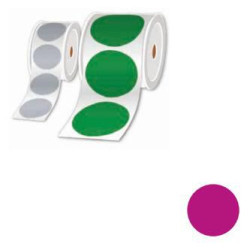 Rolls Of Pre-cut Stickers Purple 50MM - Per Roll Of 500 La | APLIUM