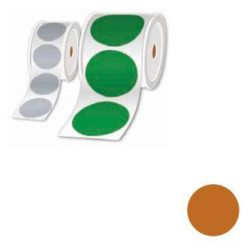 Rolls Of Pre-cut Labels Brown 100MM - Per Roll Of 250 Labels | APLIUM