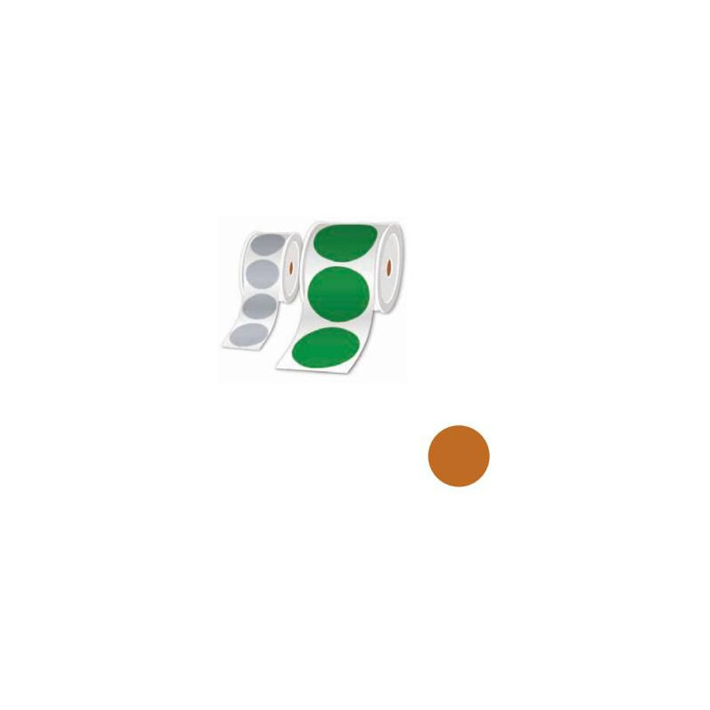 Rolls Of Pre-cut Labels Brown 100MM - Per Roll Of 250 Labels | APLIUM
