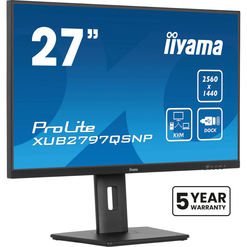 XUB2797QSNP-B1 27" IPS-2560x1440 15cm He