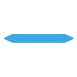 Pre-cut Pipe Marker Rolls SKY/AIR Blue Without Pictogram 2 | APLIUM