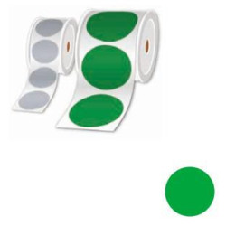 Rolls Of Pre-cut Pastilles Green 25MM - Per Roll Of 1000 La | APLIUM