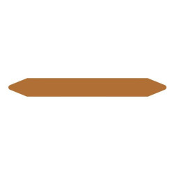Pre-cut Pipe Marker Rolls BROWN/PETROL Without Pictogram 5 | APLIUM