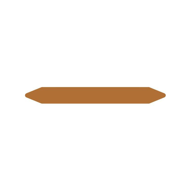Pre-cut Pipe Marker Rolls BROWN/PETROL Without Pictogram 5 | APLIUM