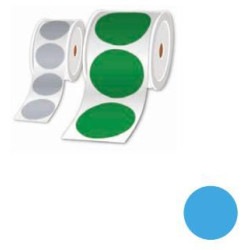 Rolls Of Pre-cut Stickers Sky Blue 50MM - Per Roll Of 500 La | APLIUM