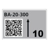 Roll Of Pre-cut Labels For Racks And Pallets 75 X 110 Mm Gr | APLIUM