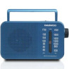 Radio Portátil Daewoo DW1120/ con Cable/ a Pilas/ Azul | APLIUM