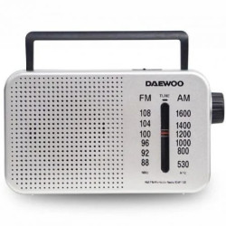 Radio Portátil Daewoo DW1122/ Plata | APLIUM