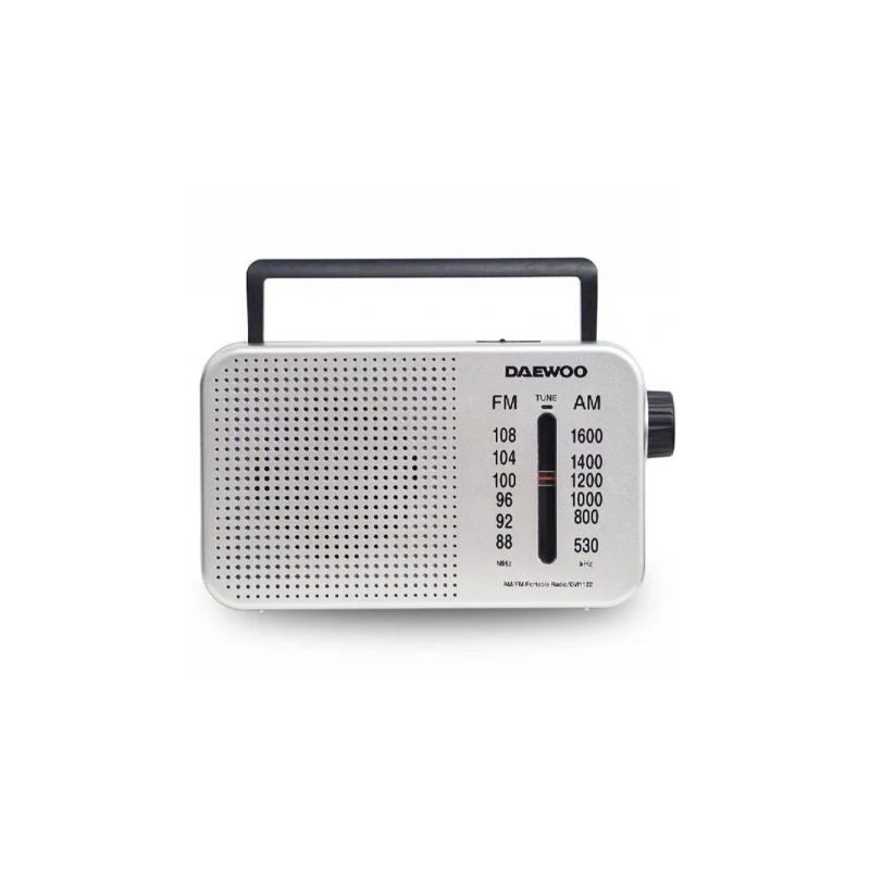 Radio Portátil Daewoo DW1122/ Plata | APLIUM