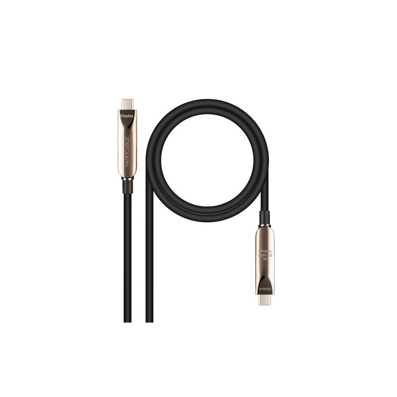 Nanocable Cable USB 3.2 Gen2x1 AOC, 60W 3A PD 10Gbps 8K@60Hz | APLIUM