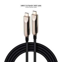 Nanocable Cable USB 3.2 Gen2x1 AOC, 60W 3A PD 10Gbps 8K@60Hz | APLIUM
