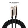 Nanocable Cable USB 3.2 Gen2x1 AOC, 60W 3A PD 10Gbps 8K@60Hz | APLIUM