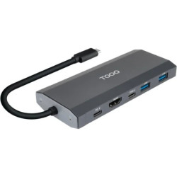 Docking/Caja Externa USB Tipo-C TooQ TQE-2241G/ Ranura SSD M | APLIUM
