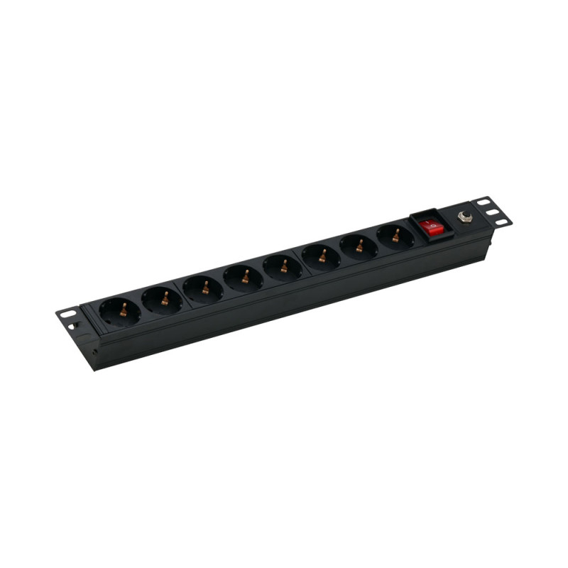 Regleta PDU Dahua para rack 19" con 8 tomas europeas y 4000 | APLIUM