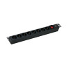 Regleta PDU Dahua para rack 19" con 8 tomas europeas y 4000 | APLIUM
