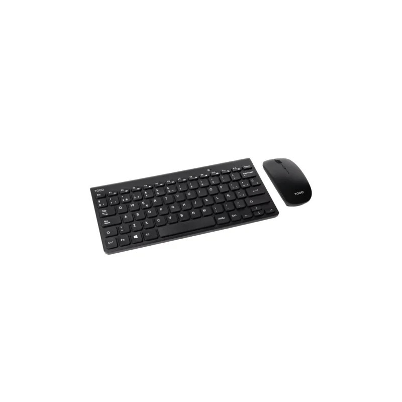 Teclado y Ratón Inalámbricos TooQ TQKMW-3101-B | APLIUM