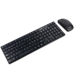 Teclado y Ratón Inalámbricos TooQ TQKMW-3102-B | APLIUM
