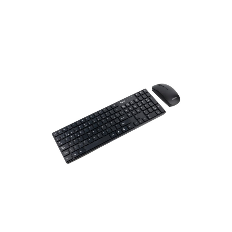 Teclado y Ratón Inalámbricos TooQ TQKMW-3102-B | APLIUM