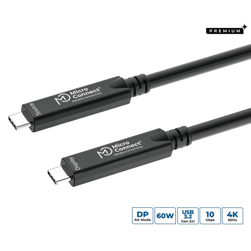 USB-C to USB-C cable 20m, | APLIUM