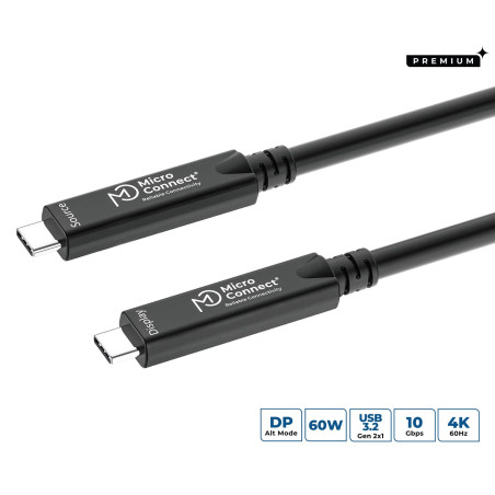 USB-C to USB-C cable 20m, | APLIUM