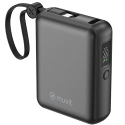 Powerbank 10000mAh Muvit For Change MCCHP0014/ 35W/ Negra | APLIUM