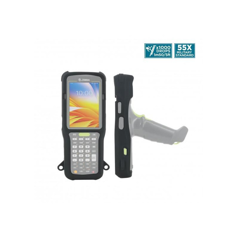 Silicone Rugged Case For Zebra MC3400 - MC3450 - Black - Sof | APLIUM