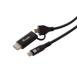 2 In 1 Usb-C To C + Hdmi | APLIUM