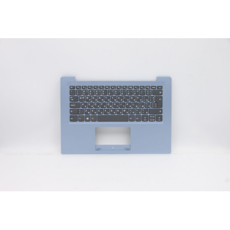 Blue upper case assembly with
