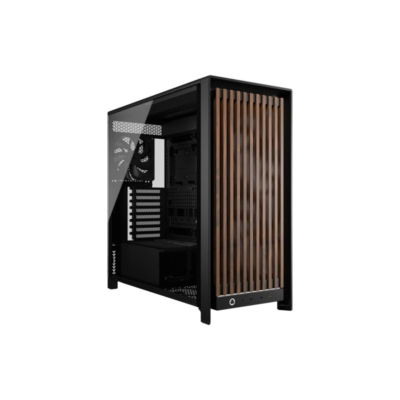 Corsair FRAME 5000D WOOD RS Midi Tower Negro, Nuez | APLIUM