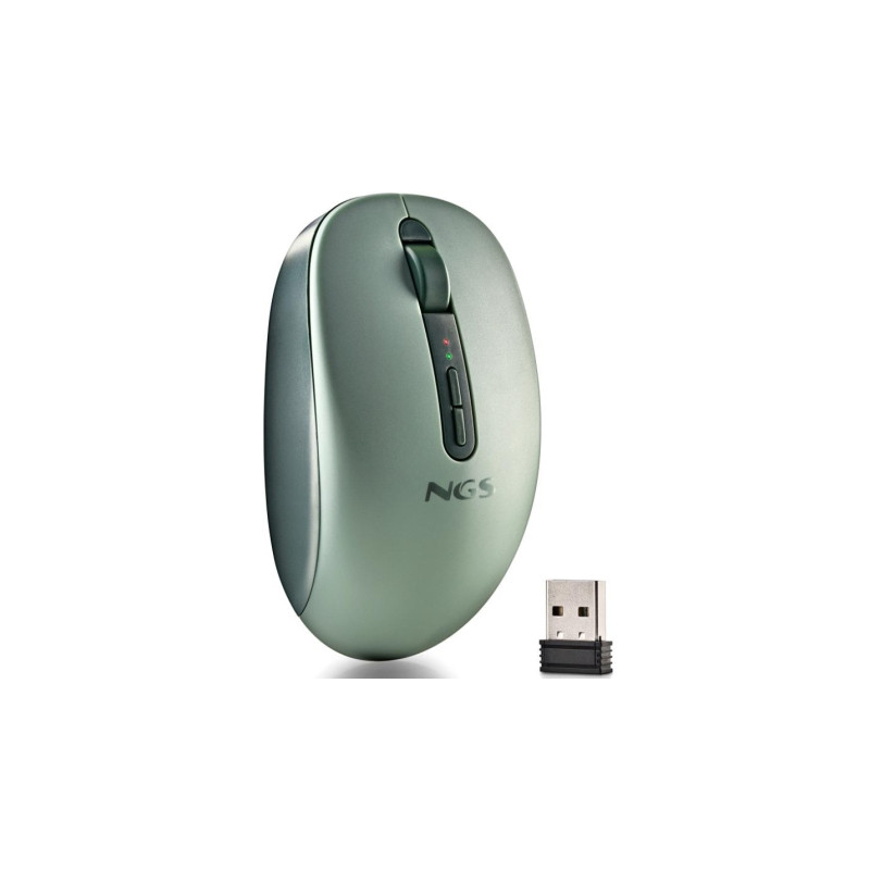 Ratón Ergonómico Inalámbrico NGS Fog Dual FOGDUALGREEN Silen | APLIUM