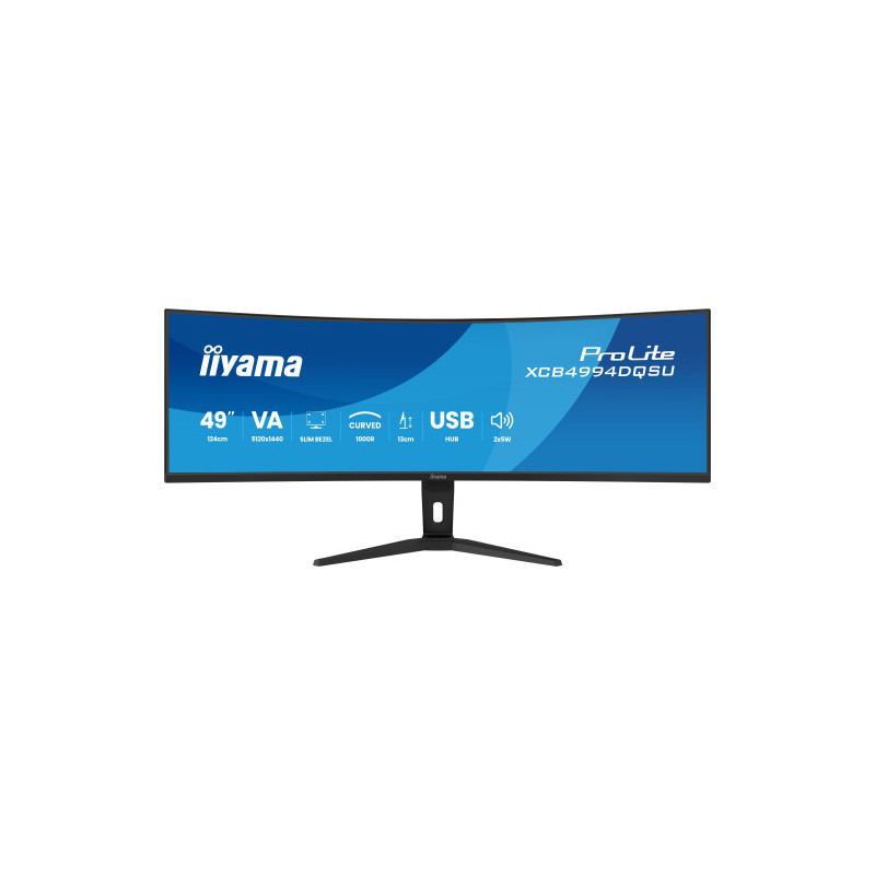 Iiyama XCB4994DQSU-B1 - VA curvo Dual QHD de 49?, 5120 x | APLIUM