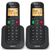 Teléfono Inalámbrico Gigaset Elemental 400 DUO/ Negro | APLIUM