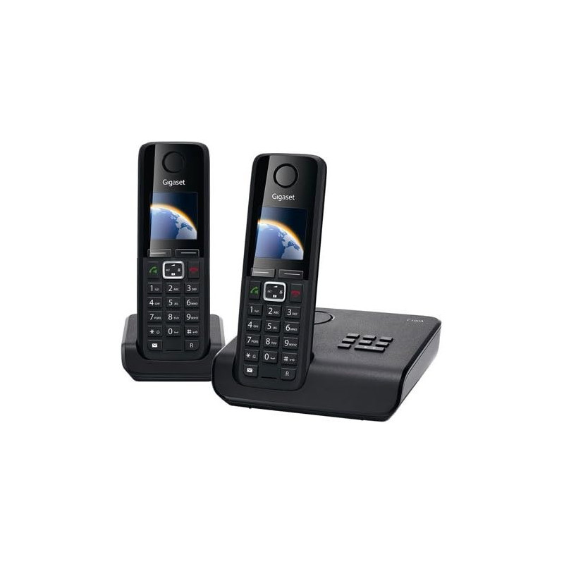 Teléfono Inalámbrico Gigaset Essential 300 DUO/ Negro | APLIUM