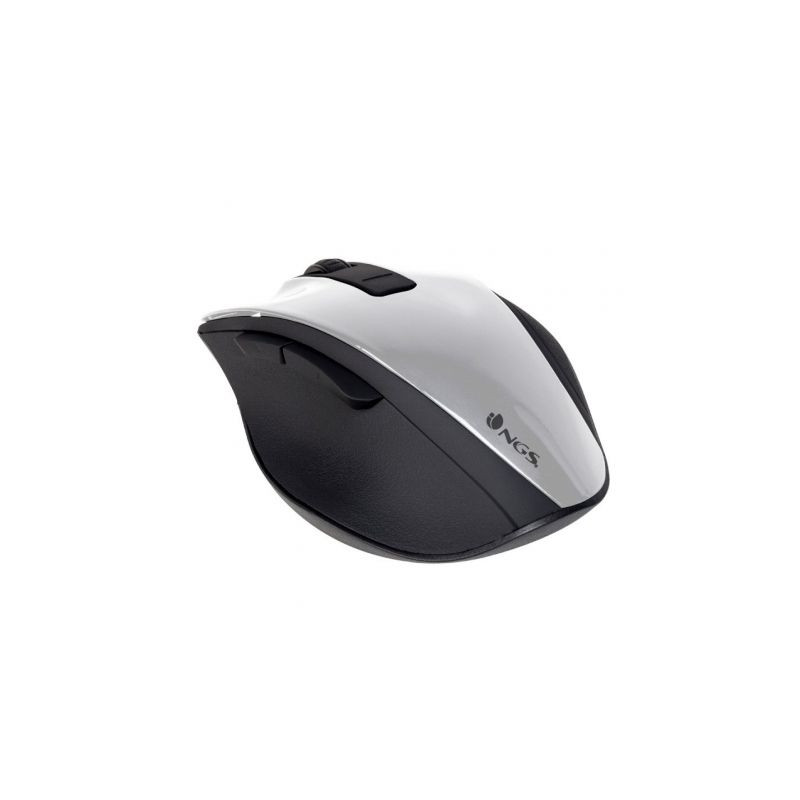 Ratón Inalámbrico NGS Bow/ Hasta 1600 DPI/ Blanco | APLIUM