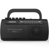 Radio Cassete Daewoo DW1108/ con Cable/ a Pilas/ Negra | APLIUM