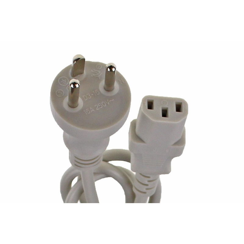 DK power cable Grey 1.8m, | APLIUM