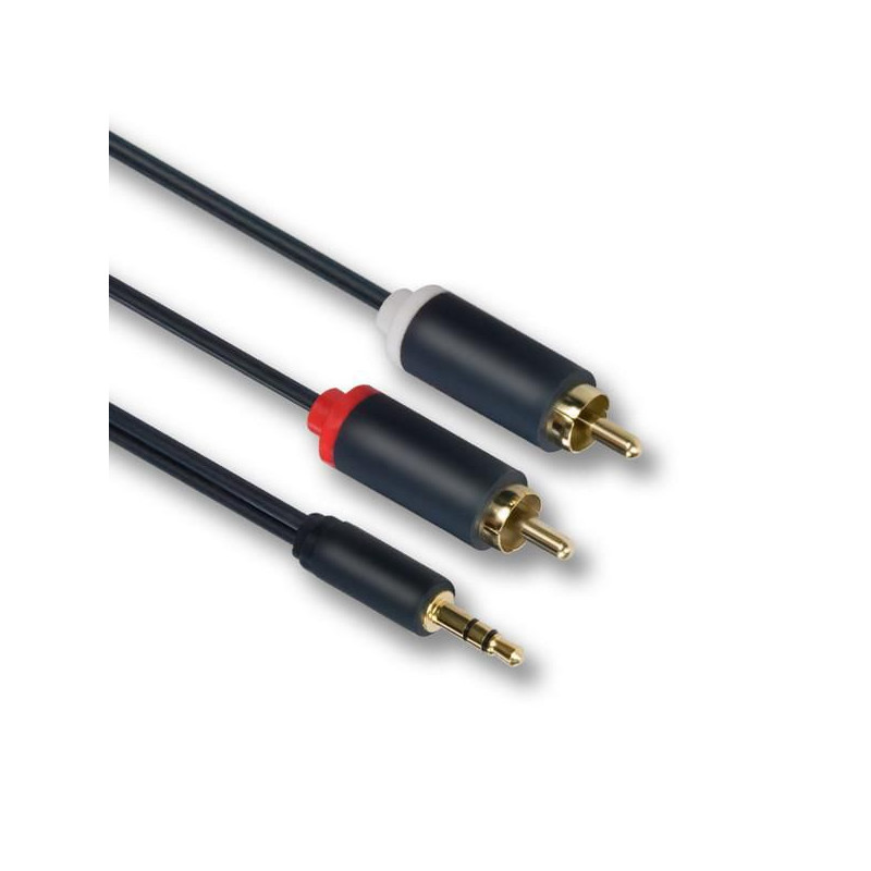 PRO Minijack-RCA 2,0m, ULTRA | APLIUM