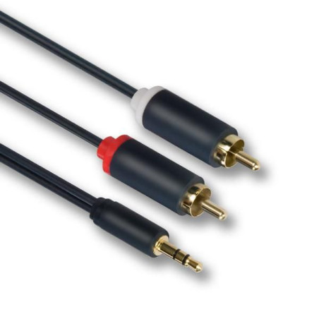 PRO Minijack-RCA 2,0m, ULTRA | APLIUM