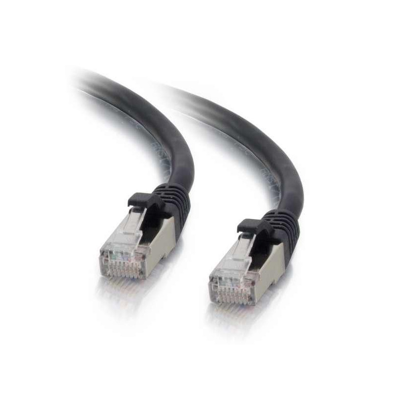 KAT6A S/FTP 0,25m, Sort, | APLIUM